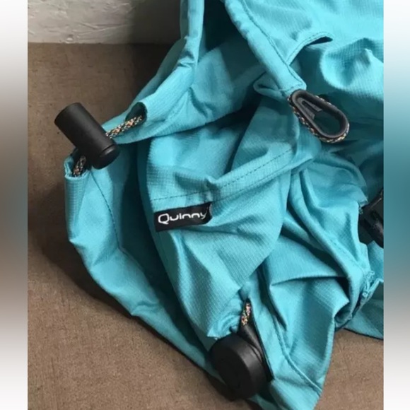 QUINNY Yezz Stroller Seat Cover BLUE LOOP #CV298ALQ w/ Booklet - Picture 3 of 12